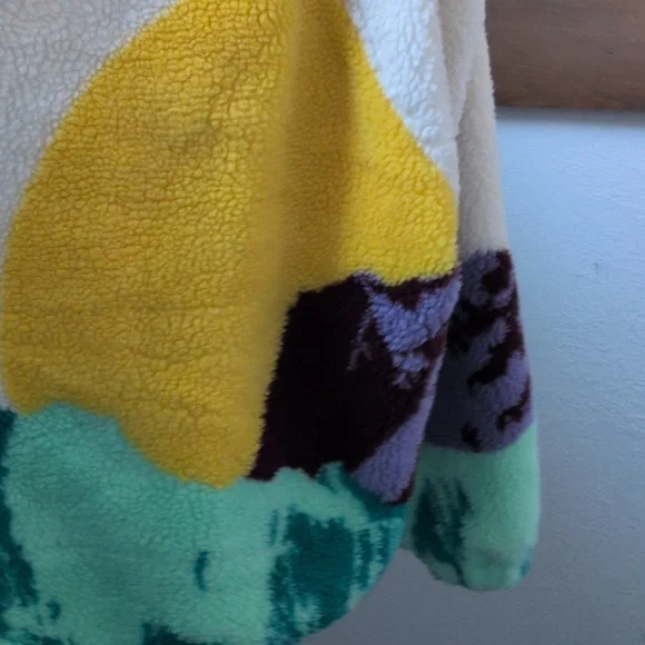 ✨ Free People Hit The Slopes Jacket In Mountain Print Size L - Picture 7 of 10